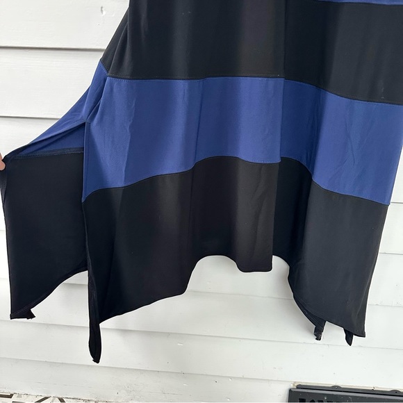 WHITE House Black Market Striped Halter Neck Dress - Picture 8 of 8